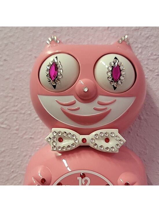 Kit-Cat Klock Other - Jeweled Strawberry Ice Pink Kit-Cat Klock clock SUPER RARE